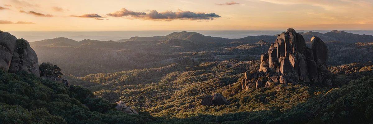 Mount Buffalo - Cathedral Rock Panoramic