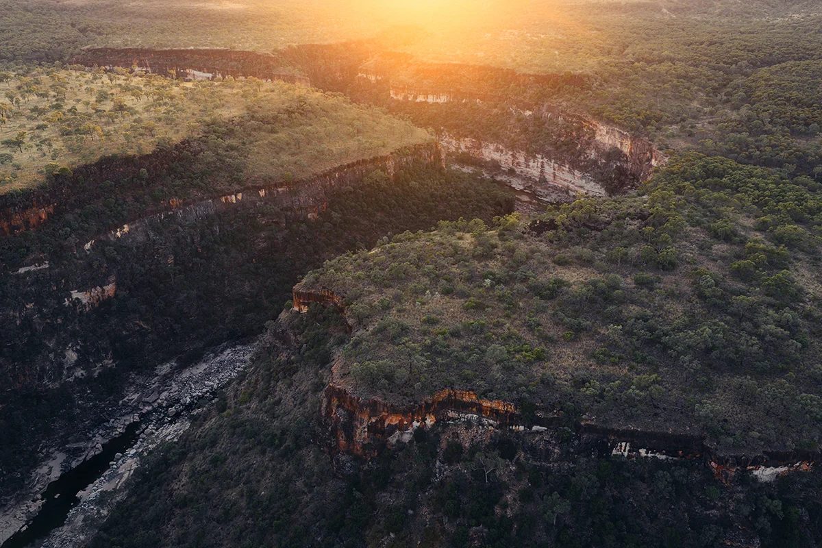 Outback QLD - Porcupine Gorge Sunrise Light