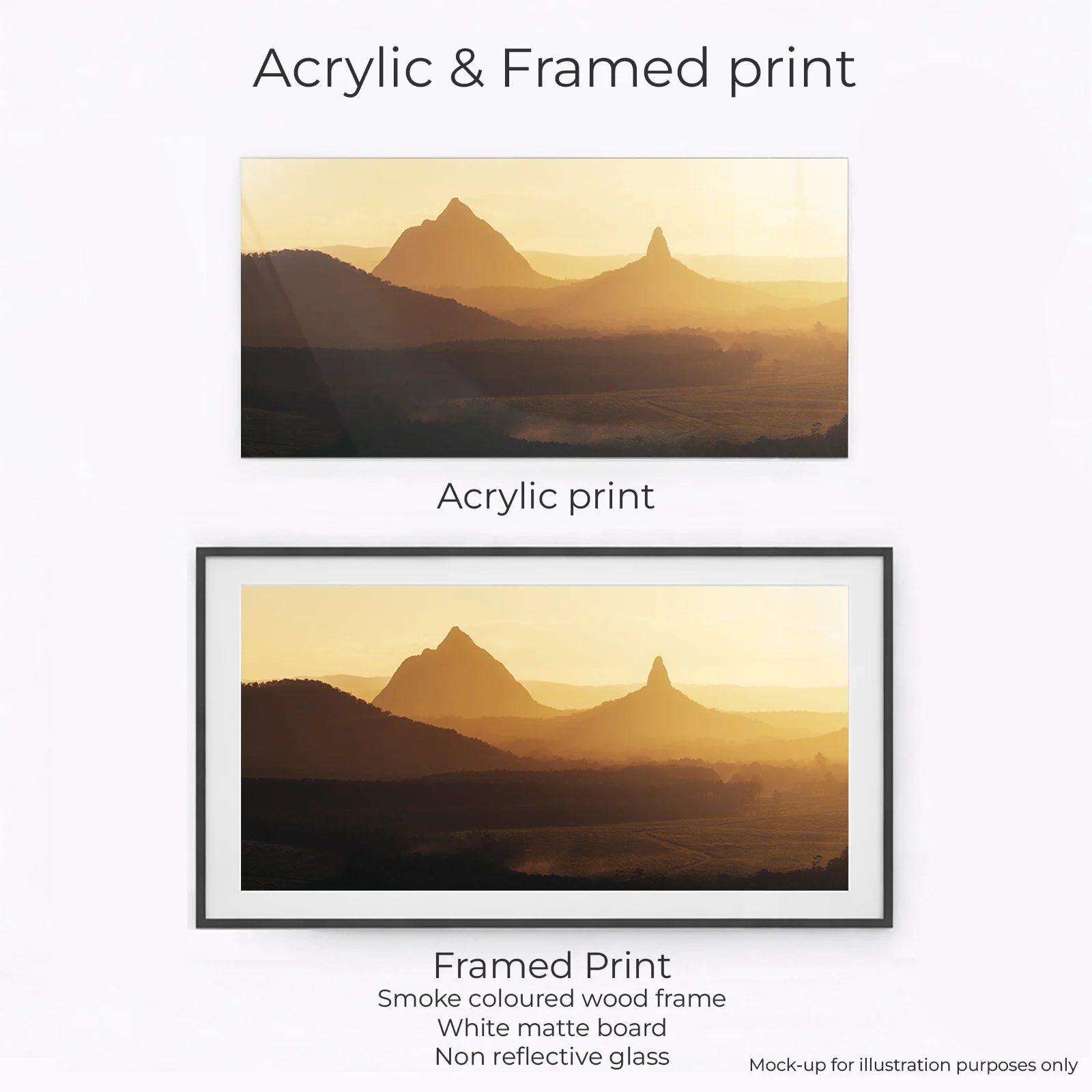 Glass House Mountains - Sunset glow - Image 3