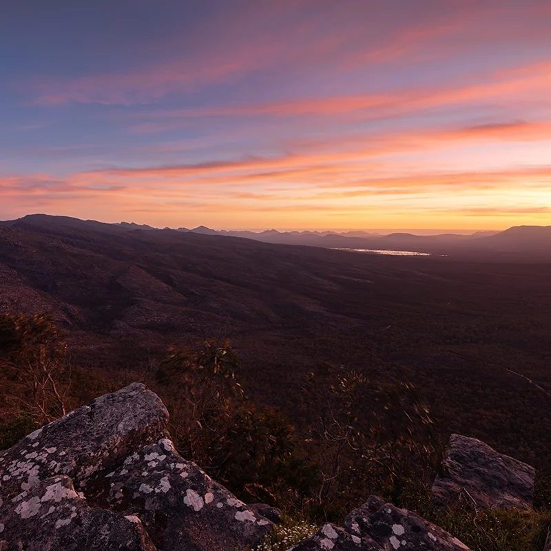 Grampians National Park - Reed lookout sunset