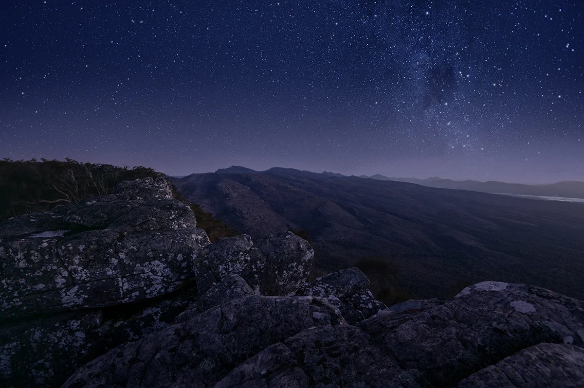 Grampians National Park - Reed lookout night sky